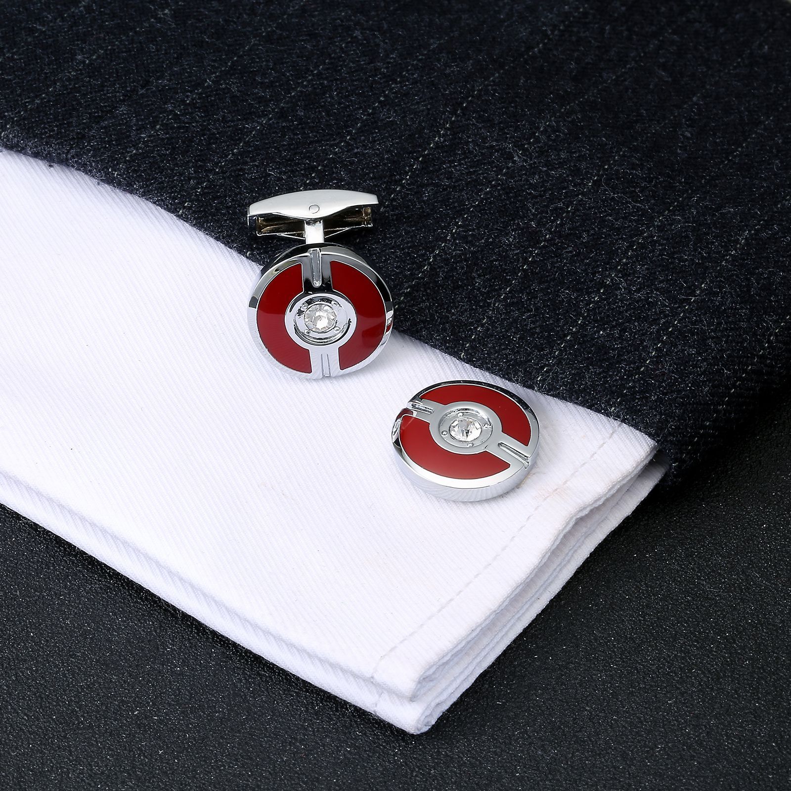Diamond Business French Cufflinks, picture 4 of 4