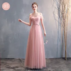 Ladies Fashion Long Simplek Evening Dress - K-Xs - View 1