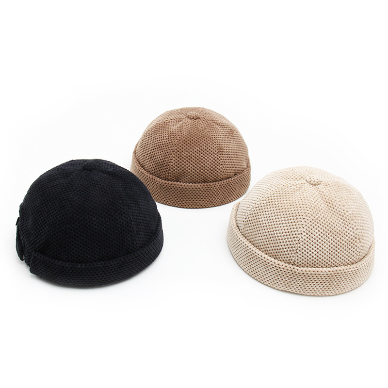 Autumn And Winter Light Board British Retro Melon Hat