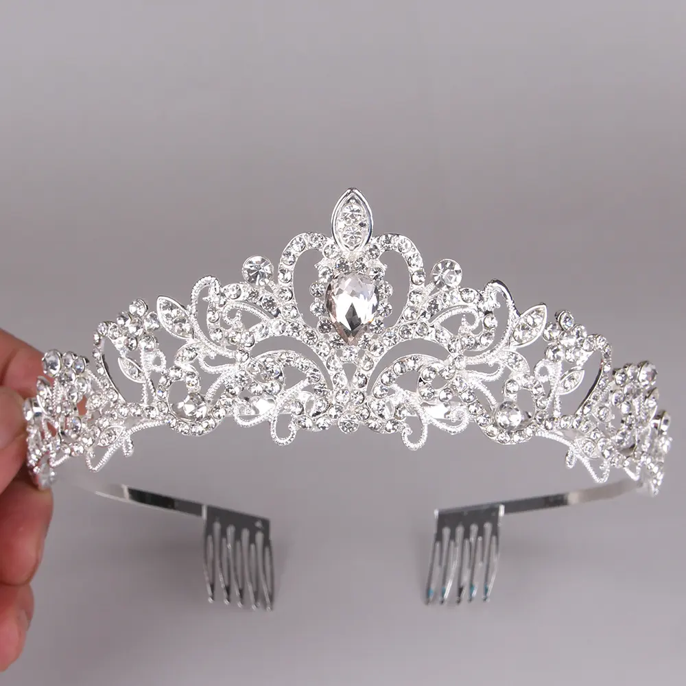 Crown New Rhinestone Headband Hair Accessories Wedding Jewelry
