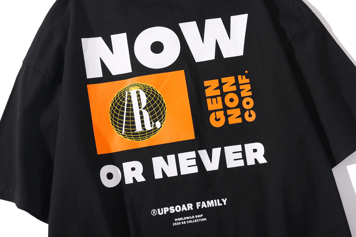 Street Trend Men And Women With The Same StyleCouples RoundNeck Short Sleeves