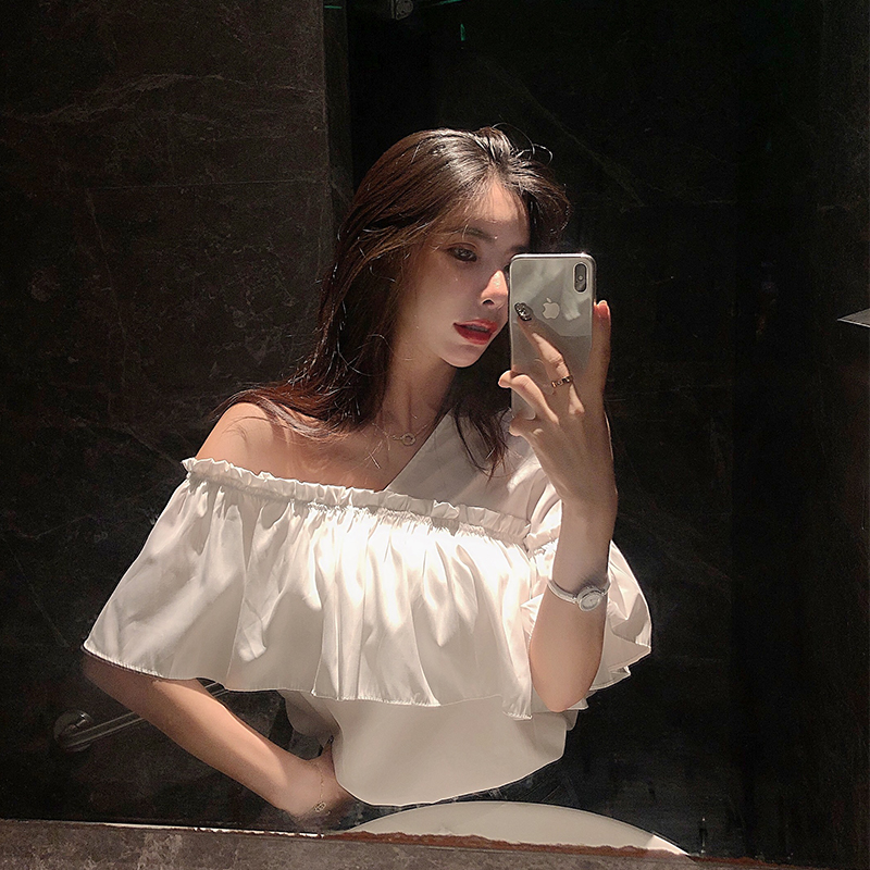 New Sexy Unilateral Off-Shoulder Top