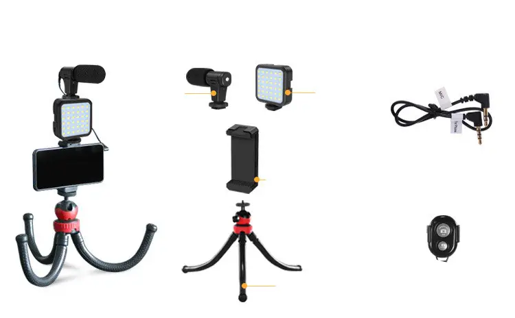 Compatible with Apple, Mobile Desktop Tripod Live