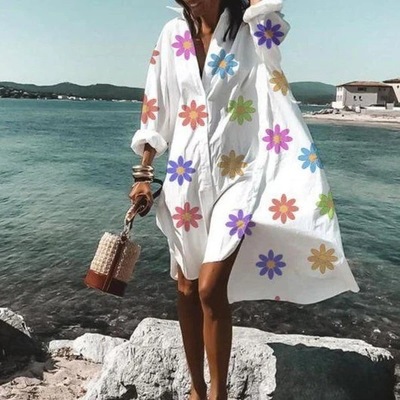 European And American Fashion Temperament Shirt Dress
