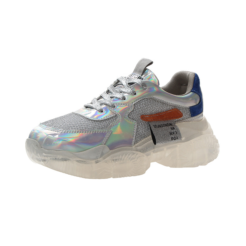 Title 7, Women Transparent Sneakers Harajuku Ladies Plat...