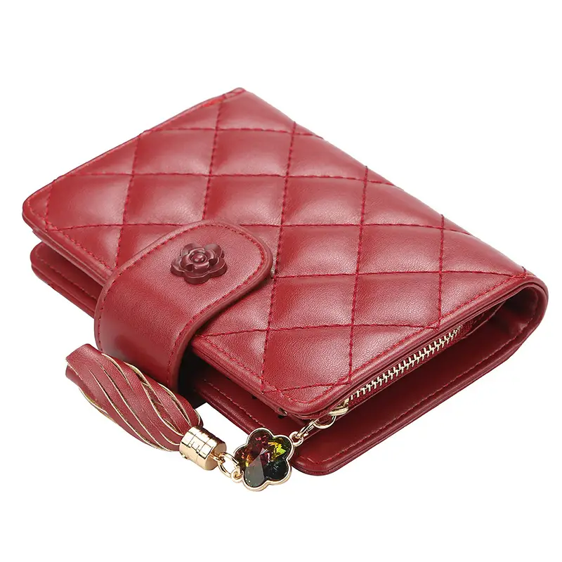 Short Zipper Tassel Wallet Multi-card Card Holder