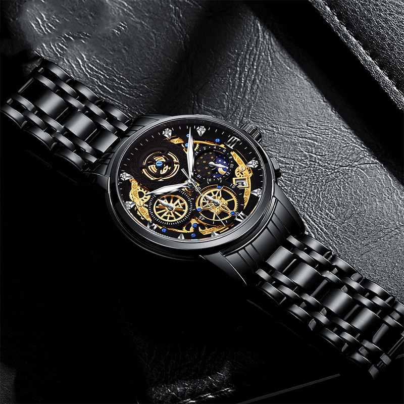 Men's Watch Swiss Personality Waterproof Cross-Border Quartz Watch