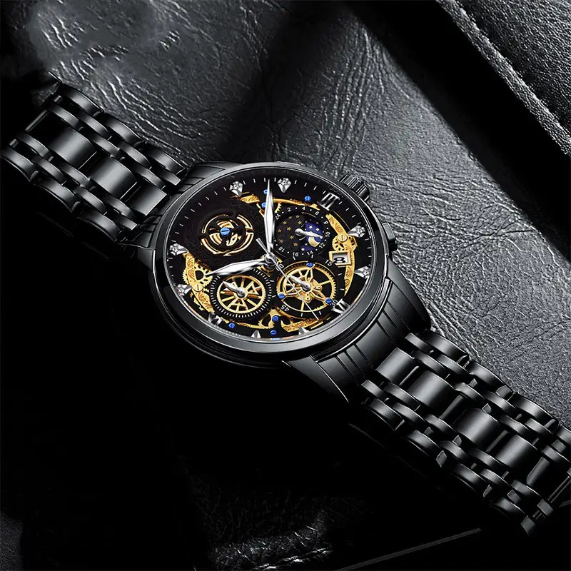 Men's Watch Swiss Personality Waterproof Cross-Border Quartz Watch