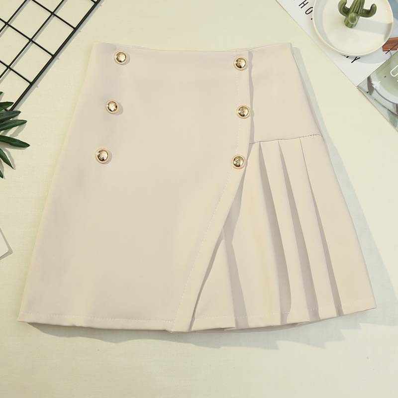 Fashionable Double Breasted Skirt