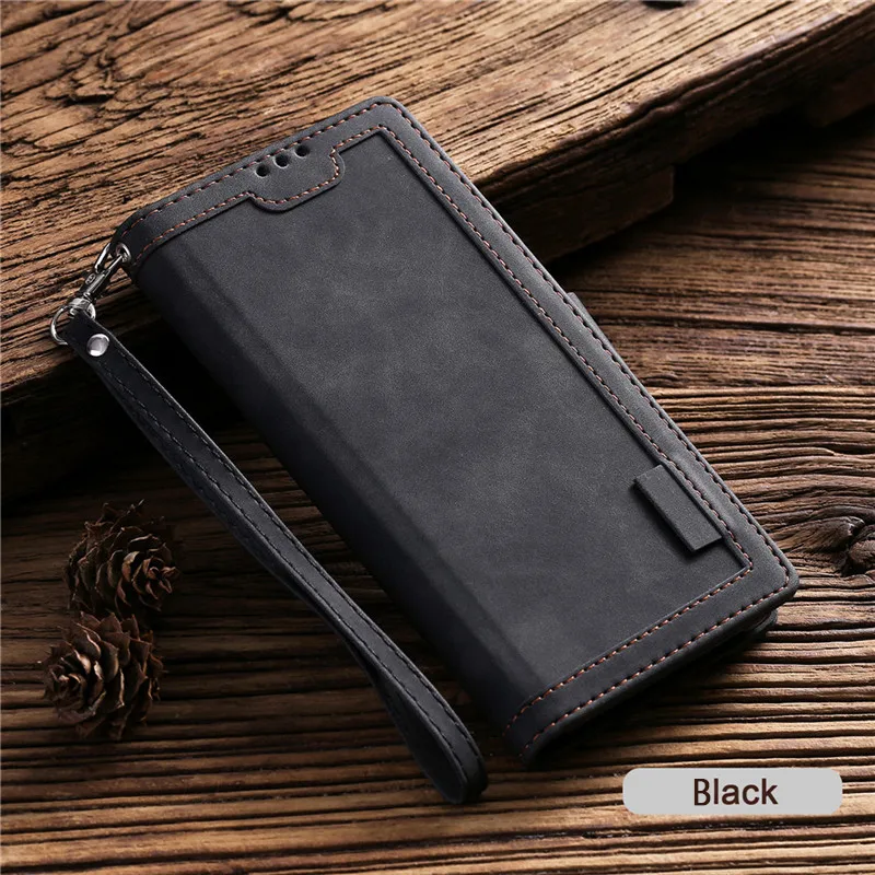 Phone Case Retro Stitching Leather