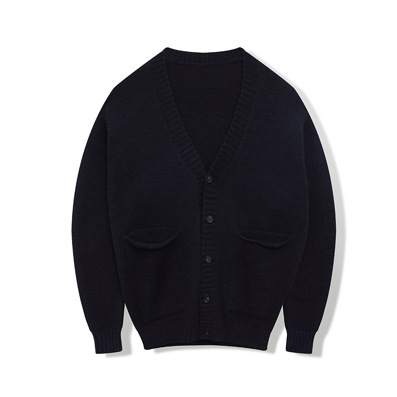 Title 3, Mens Knitted Cardigan Sweater Casual Jacket