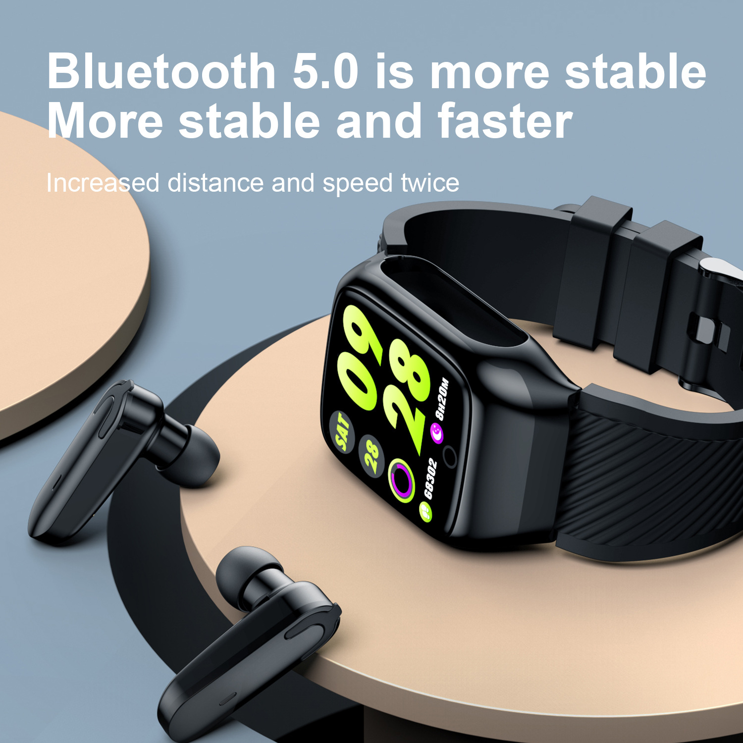 Wireless Sports Color Screen Smart Watch Bracelet - Image 4