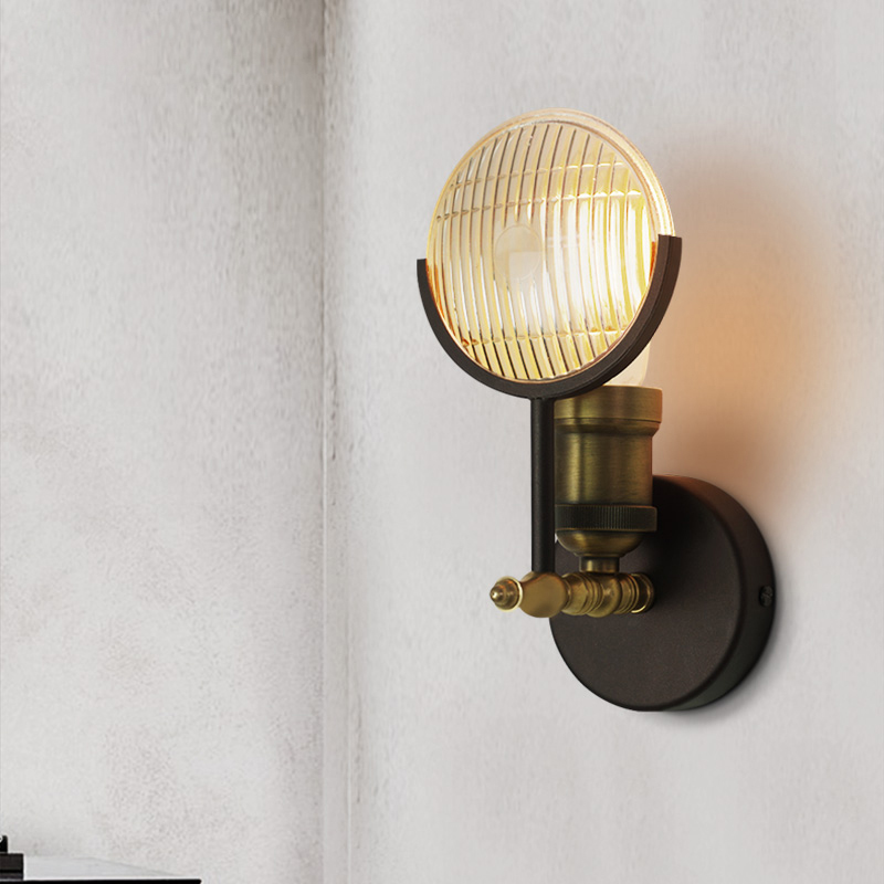 Title 4, Industrial style wall lamp for bedroom and dini...