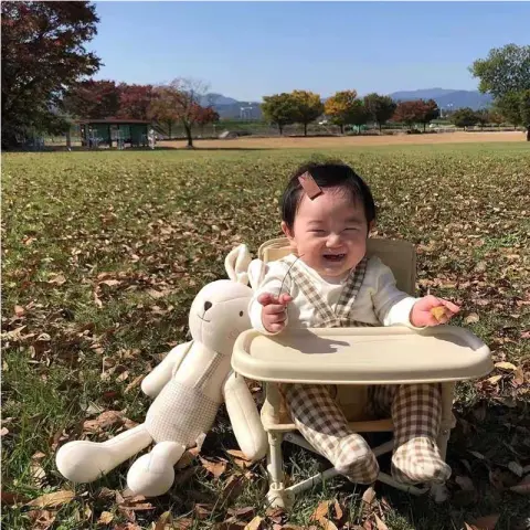 Children Portable Safety Camping Dining Chair Folding Baby Table