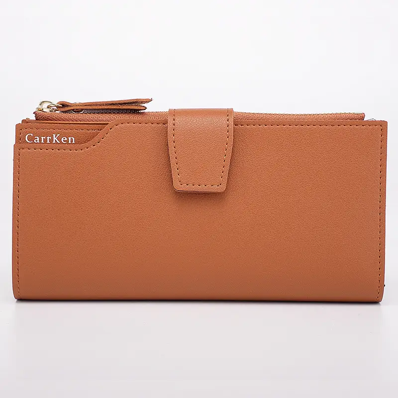 Zipper Card Holder Multifunctional Tri-fold Coin Purse