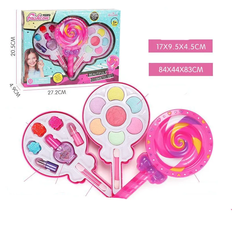 Kids Cosmetics Make Up Set Washable Beauty Makeup Box – image 5
