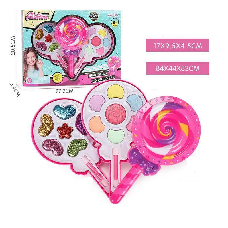 Kids Cosmetics Make Up Set Washable Beauty Makeup Box – image 3