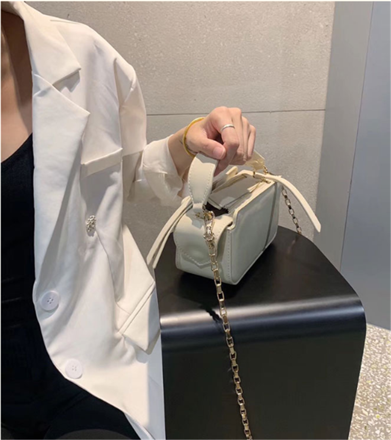 Multilayer Double Zipper Strip Zebra Pattern Fashion Small Square Bag