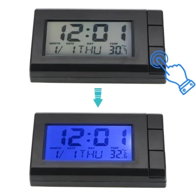 Car Automobile Digital Clock Mini Auto Watch 