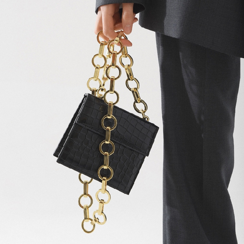 Fashion Western-style Texture One-shoulder Messenger Bag Small Square Bag