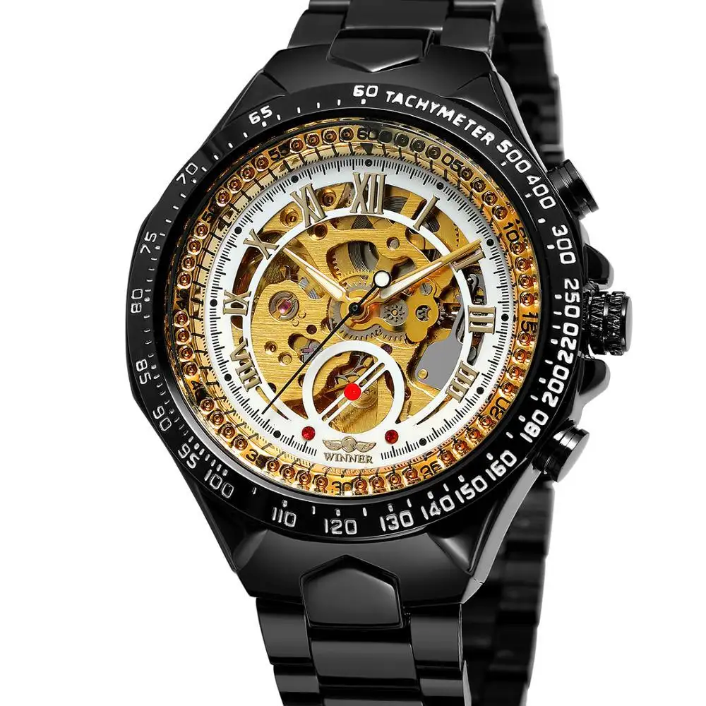 Personalized All-steel Hollow Automatic Mechanical Watch Fashion
