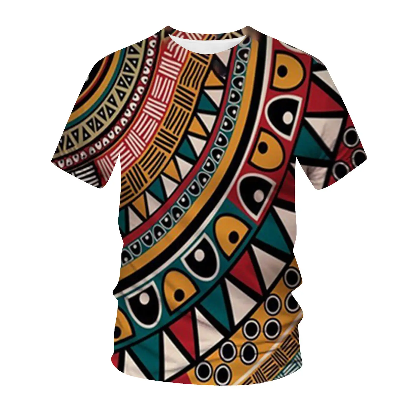 Men's And Women's Same Print T-shirt