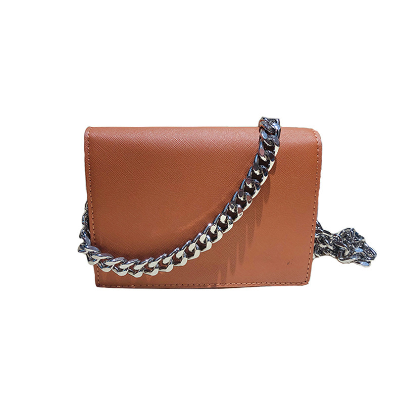 Title 6, Thick Chain Small Square Bag Shoulder Messenger...