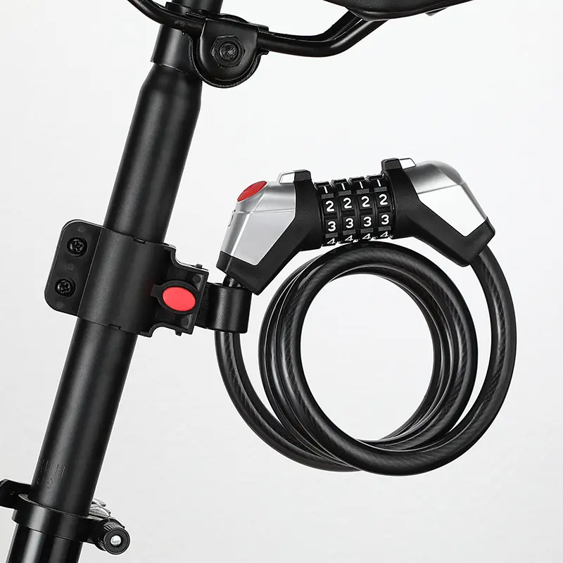 Bicycle Anti-theft 4-digit Code Lock with Light Alloy Core