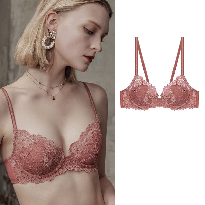 Rose red bra