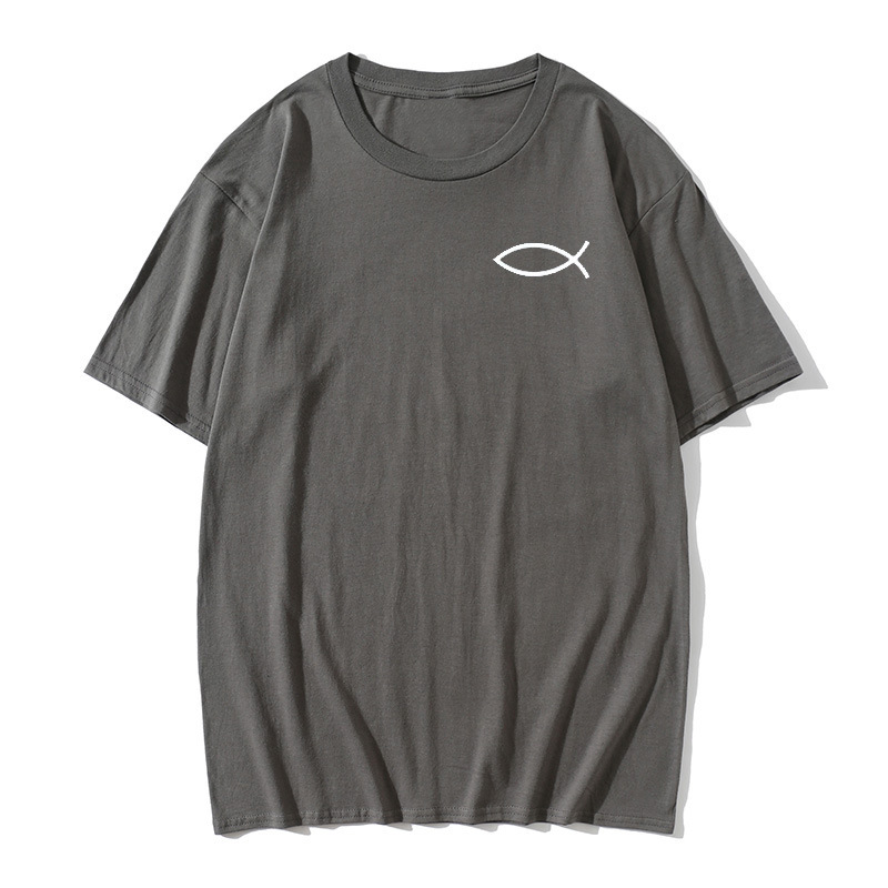 Short-Sleeved Pisces Graphic Print T-Shirt Sweatshirt