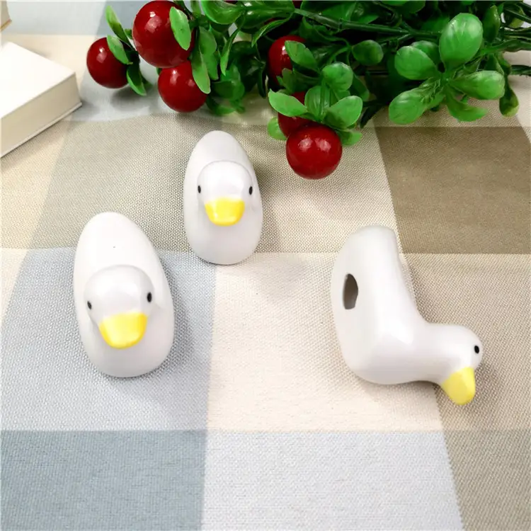 Cute Duck Chopstick Holder Napkin Plate Set Decoration Household Chopstick Holder