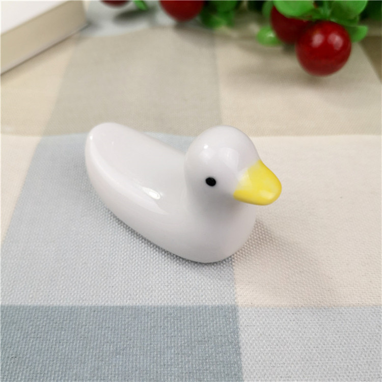 Cute Duck Chopstick Holder Napkin Plate Set Decoration Household Chopstick Holder