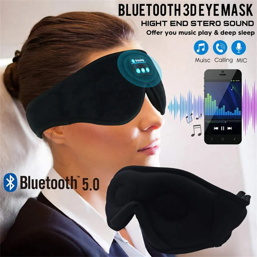 Wireless Bluetooth Stereo Music Eye Mask - Blackout Sleep