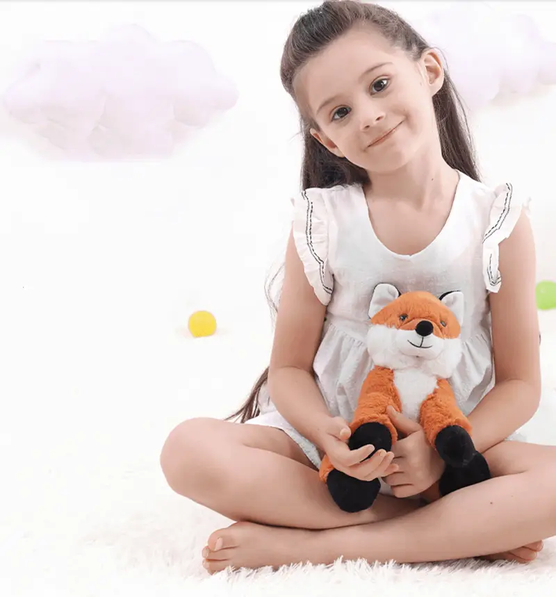 Cute Fox Plush Toy Gift Soothing Doll