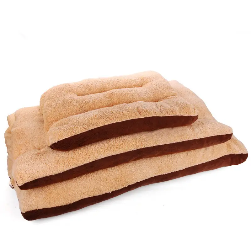 Autumn And Winter New Style Fully Removable And Washable Square Lamb Velvet Pet Kennel Mat