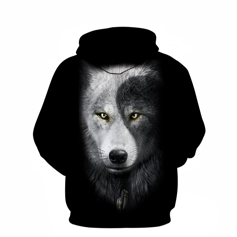 Title 1, 3D Digital Printed Sweatshirt Casual Loose Hoodie