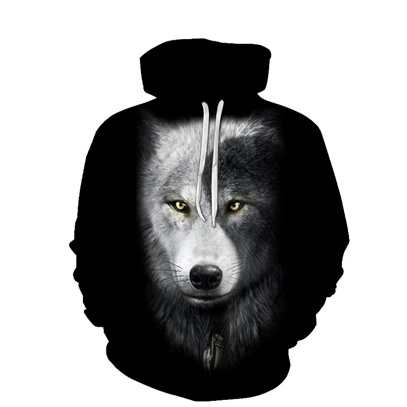 3D Digital Printed Sweatshirt Casual Loose Hoodie