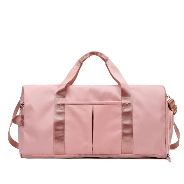 Wet and Dry Separation Bag Sports Gym Bag Female Swimming Bag Pink - Shop at LoveMi