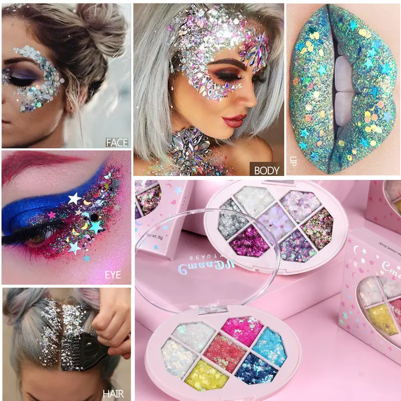 Face Jewels Eyeshadow Shimmer Pigment Body Eye