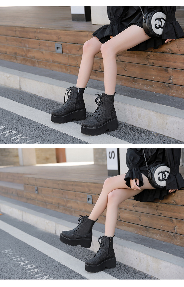 Title 8, Fashion New Style Wedge With Thick-Soled Muffin...