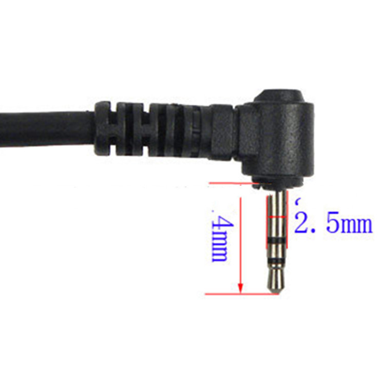 Motorcycle 2.5mm Single Needle Air Tube Earphone