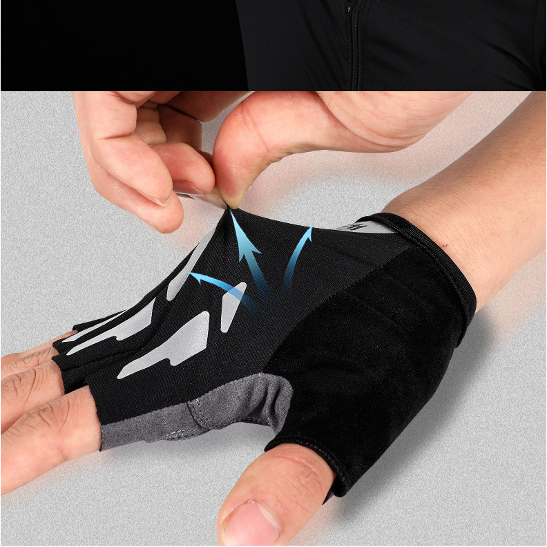 Reflective Short Fingers For Bicycle Gloves - Image 6
