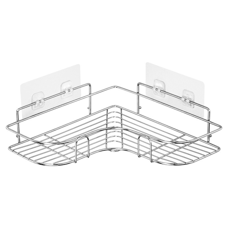 Title 4, Stainless Steel Perforated Free Corner Shelf Ba...