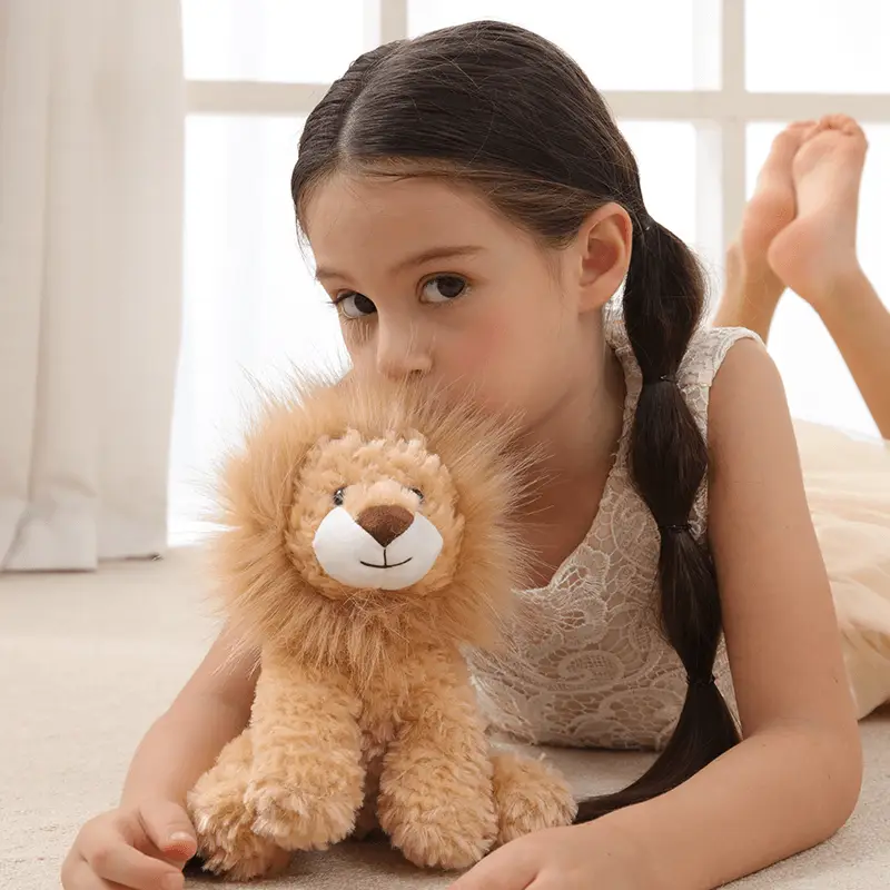 Spray Flower Little Lion Plush Toy Doll