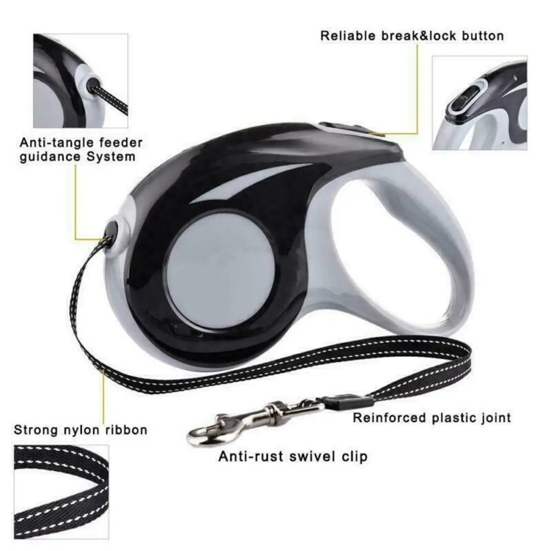 Automatic Telescopic Traction Rope Multicolor