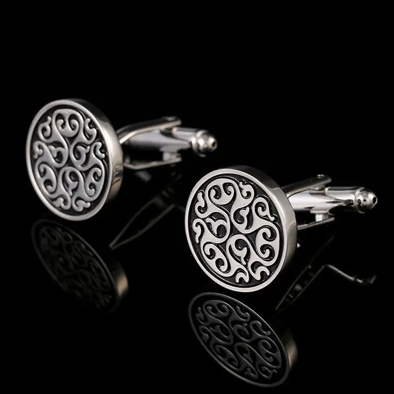 Palace Pattern Cufflinks Cuff Nails Men's French Shirt Buttons