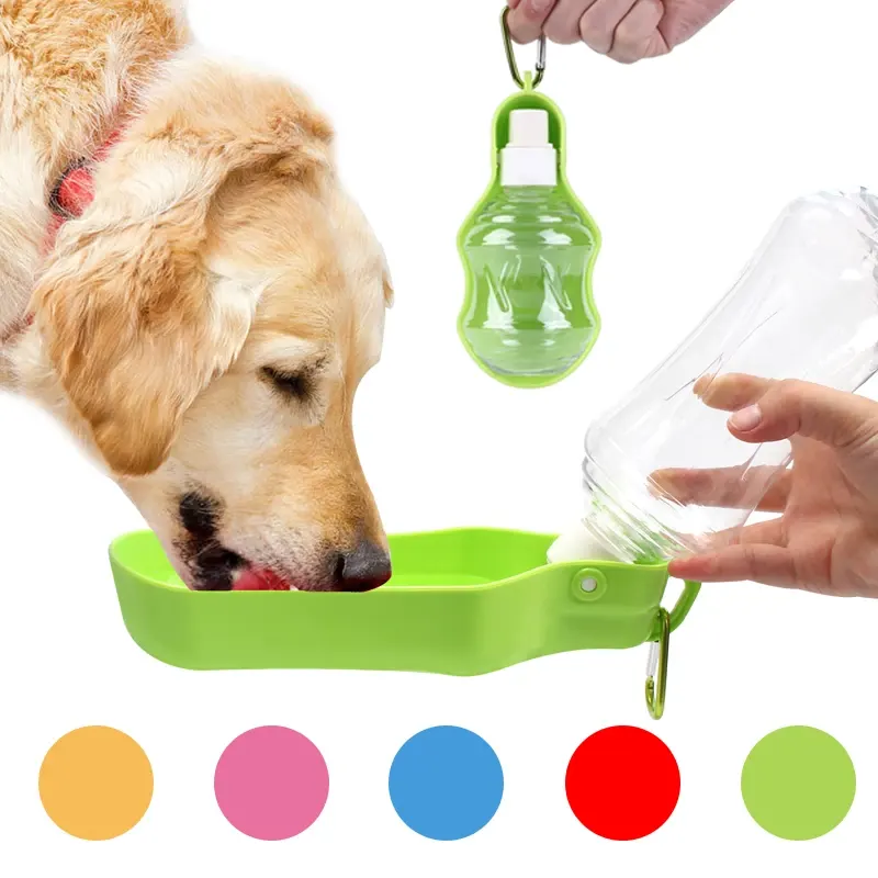 Portable Dog Drinking Kettle Teddy Drinker Water Feeder Cat
