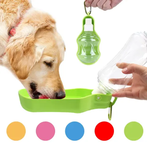 Portable Dog Drinking Kettle Teddy Drinker Water Feeder Cat