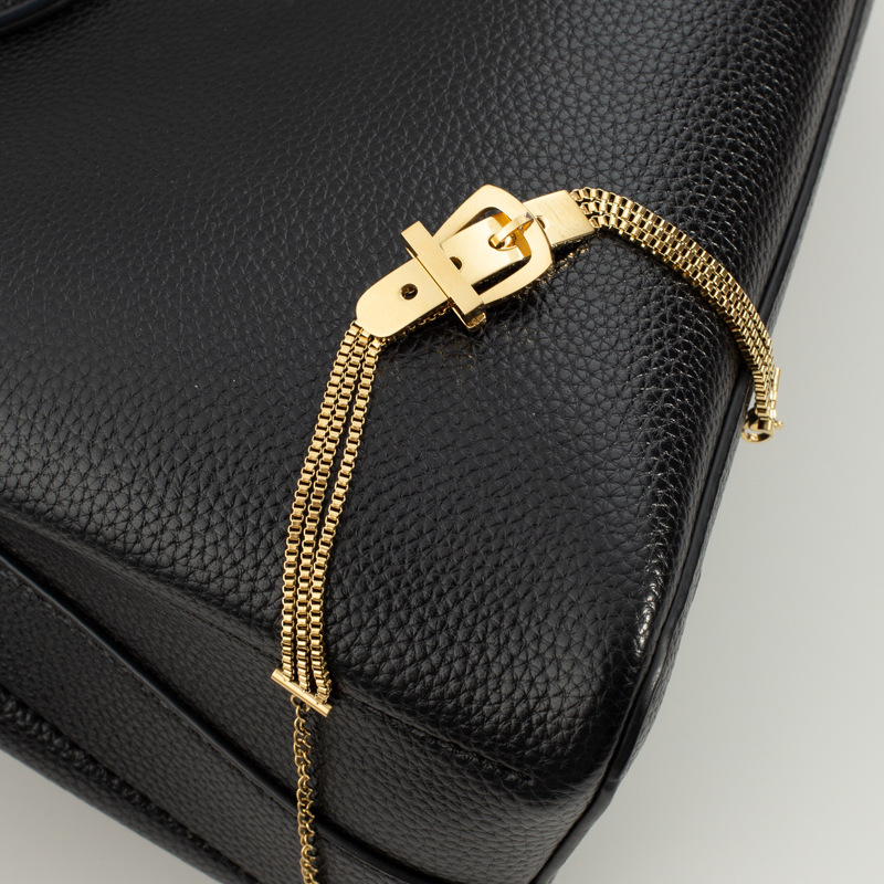 European And American Fashion Belt Buckle Three-Layer Chain Bracelet Women