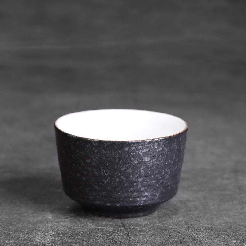 Japanese Style Stoneware Tea Cup With Coaster